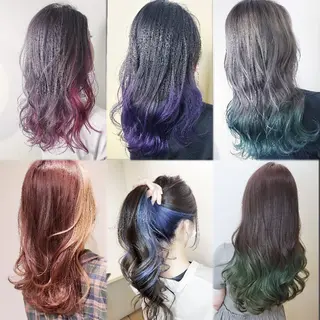 セミロング カラー 【髪質改善美容師】t occa茨木篠原健太のヘアスタイル