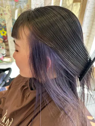 ミディアム カラー ☆あつみ☆ soen  天神店のヘアスタイル