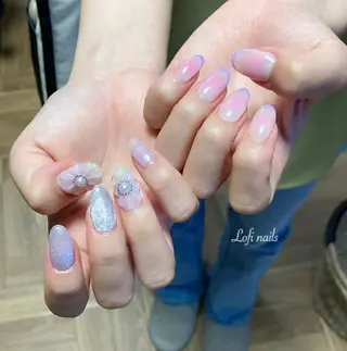 セミロング ネイル Lofi nails ゆきこのネイルデザイン