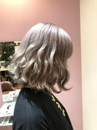 ミディアム カラー 大阪長居🌱野見山 卓也のヘアスタイル