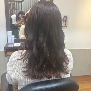ロング MOLLASALON 浅香山店所属・髪質改善カラー 縮毛矯正🤍辻桃加のヘアスタイル