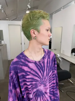 ショート カラー メンズ XENA表参道 MIKUのヘアスタイル