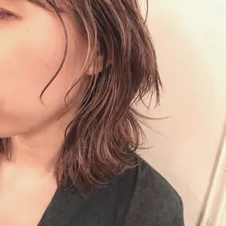 ミディアム カラー 銀座🤍ボブ/ ミディアム/佐野夢美のヘアスタイル