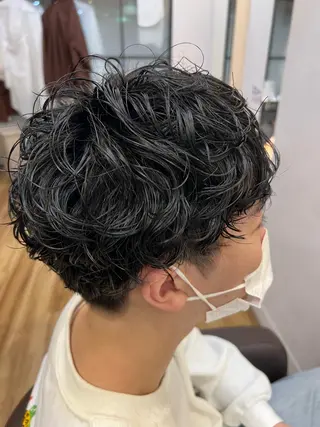 パーマ メンズ しみず さくら🌸のヘアスタイル