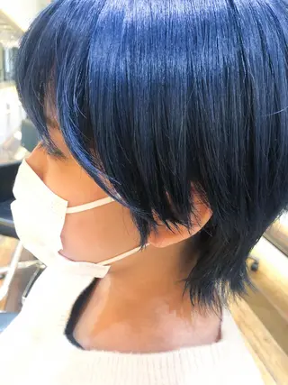 カラー ショート/デザイン /綾華のヘアスタイル