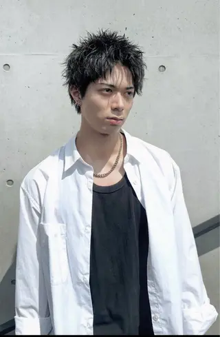 ショート メンズ 曲がる縮毛矯正 メンズ特化/鈴木美璃のヘアスタイル