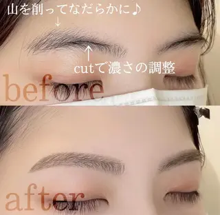 アイブロウ mignon by CHERIM A.tのマツエク・マツパデザイン