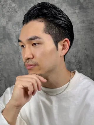 ショート カラー パーマ メンズ 武井 凌のヘアスタイル