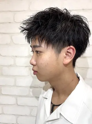 ショート メンズ 【店長】メンズ職人 短髪　ハイトーン🔥のヘアスタイル