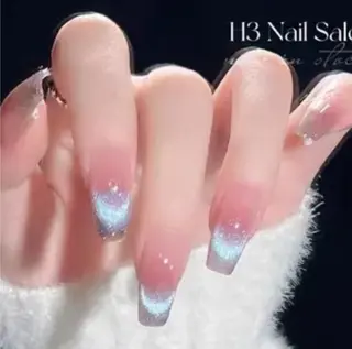 ネイル H3 Nail Tsuki🦋💙のネイルデザイン