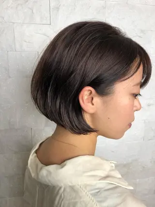 ショート 圧倒的美髪ストレート ツダケイタロウのヘアスタイル