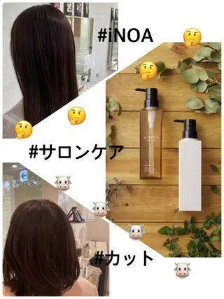 カラー 🦉西野 🦊真裕のヘアスタイル