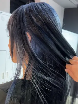 ロング カラー デザインカラー/ハイ トーン/konomiのヘアスタイル