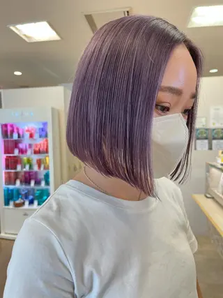 ミディアム カラー 暖色専門美容師🎀 お客様満足度◎のヘアスタイル