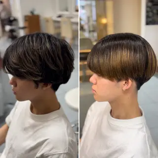 ショート カラー パーマ メンズ 🔮メンズ縮毛矯正 毛流れパーマ💎竹永のヘアスタイル