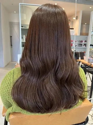 ロング u n aのヘアスタイル