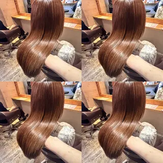 ロング カラー 店長✨️韓国ヘア✖️ 髪質改善カラー／純大のヘアスタイル