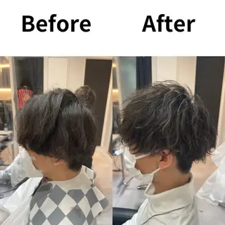 ショート 髪質改善× ハイライト溝江のヘアスタイル