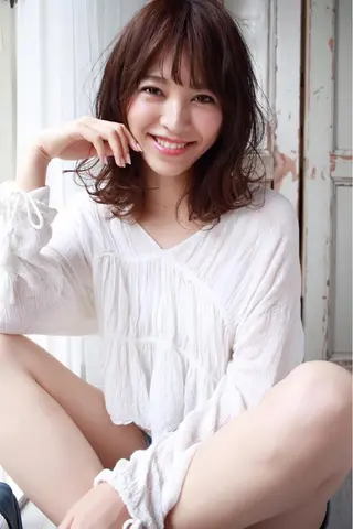 セミロング うる艶/レイヤー 🪞池袋LAND🪞のヘアスタイル