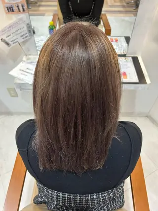 セミロング ヘアメイクwill野田阪神店所属・石井 悠のヘアスタイル