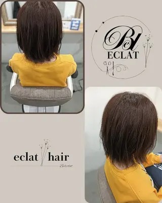 ショート カラー eclat hairのヘアスタイル