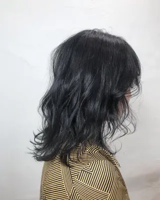 ミディアム カラー 🇰🇷カルマパーマ kaito🇰🇷のヘアスタイル