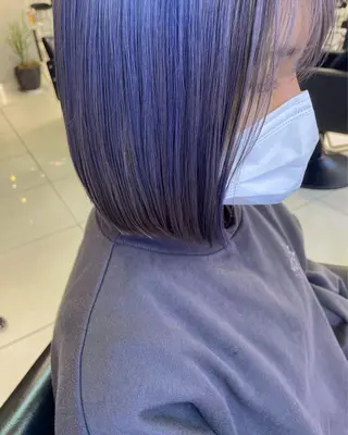 ミディアム カラー vain所属・パーマウルフショート 濱田匠のヘアスタイル