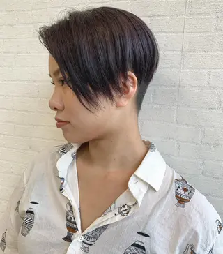 ショート カラー 初めてのショート お任せください✂️のヘアスタイル