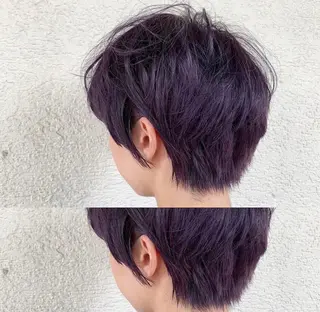 ショート カラー パーマ ヘアアレンジ メンズ キッズ ネイル マツエク・マツパ 架空〜KAQU〜所属・【clan】 NOGAMIのヘアスタイル