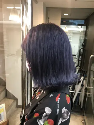 ミディアム ✨艶感/透け感✨Sherry所属・艶髪/ハイトーン Sherryのヘアスタイル