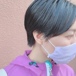 ショート カラー ヘアアレンジ 【メンズモデル募集】 Bassa所沢のヘアスタイル