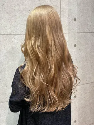 ロング 韓国パーマ 美容師 和田爽良のヘアスタイル