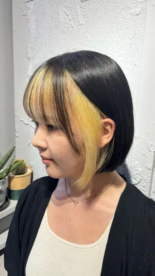 ショート カラー hair&beauty geen 東大宮店所属・あんず/ワンカラー ベージュ/明るめのヘアスタイル