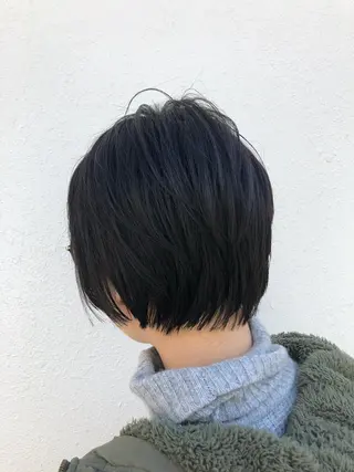 ショート カラー パーマ ヘアアレンジ 脱白髪染め特化GBG 自由が丘所属・【白髪ぼかし 専門GBG】自由が丘のヘアスタイル