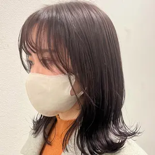 ミディアム カラー Rino kanayama所属・Rino 金山 / 宮澤 萌のヘアスタイル