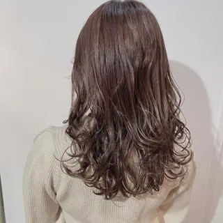 ミディアム カラー 新宿/韓国風レイヤー 髪質改善/渋谷直樹のヘアスタイル