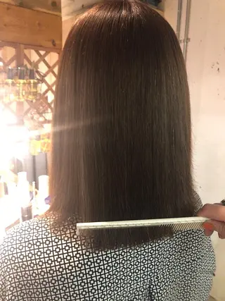 ミディアム パーマ美容師 hanaのヘアスタイル