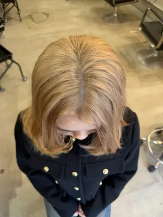 ミディアム LUCK 津田沼 HIYORIのヘアスタイル