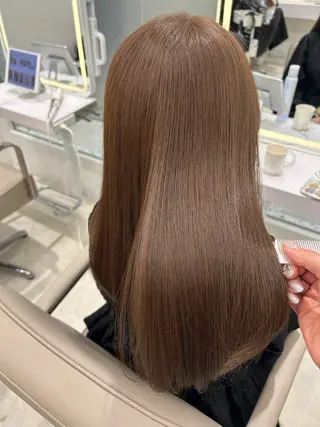 ロング カラー IVE所属・ダブルカラー髪質改善 /原島のヘアスタイル