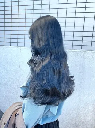 ロング カラー エフェクトブリーチ 🌟前澤啓太朗のヘアスタイル