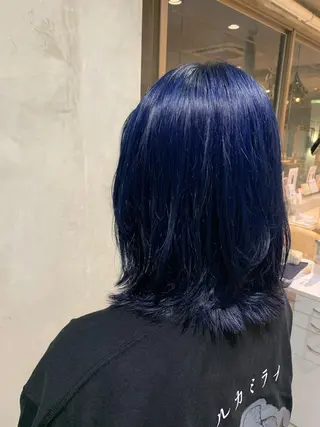セミロング カラー 立川/シールエクステ /みづきのヘアスタイル