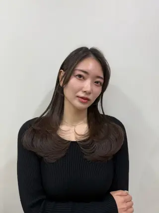 ロング ace share salon所属・韓国風パーマ/ 菅沼 成郷のヘアスタイル