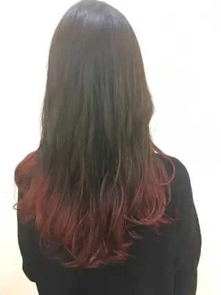 ロング カラー Lagom なかだのヘアスタイル