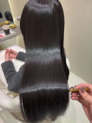 ロング カラー SALOWIN京都河原町suite店所属・うる艶カラー／ 髪質改善／arisaのヘアスタイル