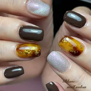 ショート Blanc ブランのネイルデザイン