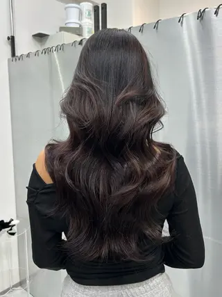ロング LOMKH所属・シールエクステ/ レイヤー/タツヤのヘアスタイル