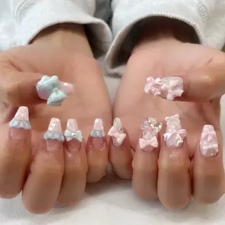 ネイル 💎🐰 saki. m 🐰💎のネイルデザイン