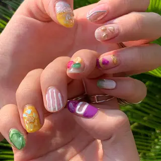 ネイル 平野葵🎀 hair/nailのネイルデザイン
