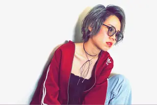 ショート カラー ヘアアレンジ hair salon Glanzのヘアスタイル