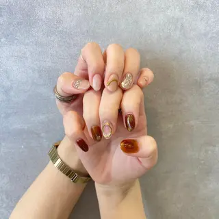 ネイル happiness プライベートサロンのネイルデザイン